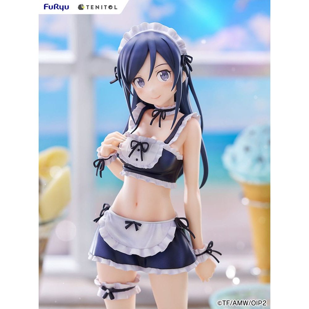 Ore no Imouto ga Konna ni Kawaii Wake ga Nai. Tenitol Tall PVC Statue Aragaki Ayase swimsuits maid Ver. 30 cm - The Happy Toy Store