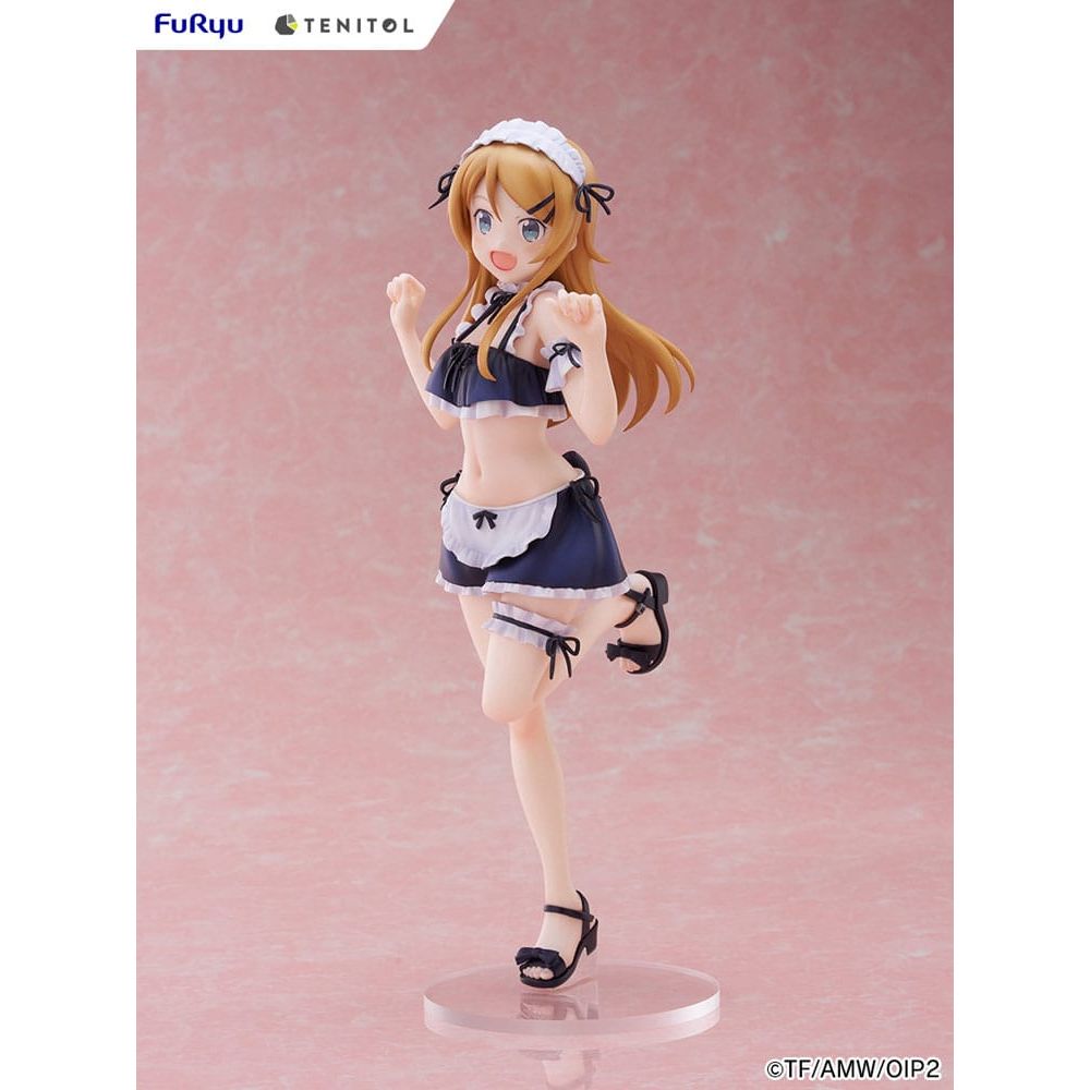 Ore no Imouto ga Konna ni Kawaii Wake ga Nai. Tenitol Tall PVC Statue Kousaka Kirino swimsuits maid Ver. 30 cm - The Happy Toy Store