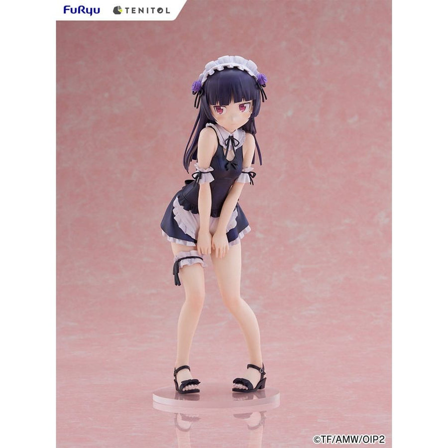 Ore no Imouto ga Konna ni Kawaii Wake ga Nai. Tenitol Tall PVC Statue Kuroneko swimsuits maid Ver. 27 cm - The Happy Toy Store