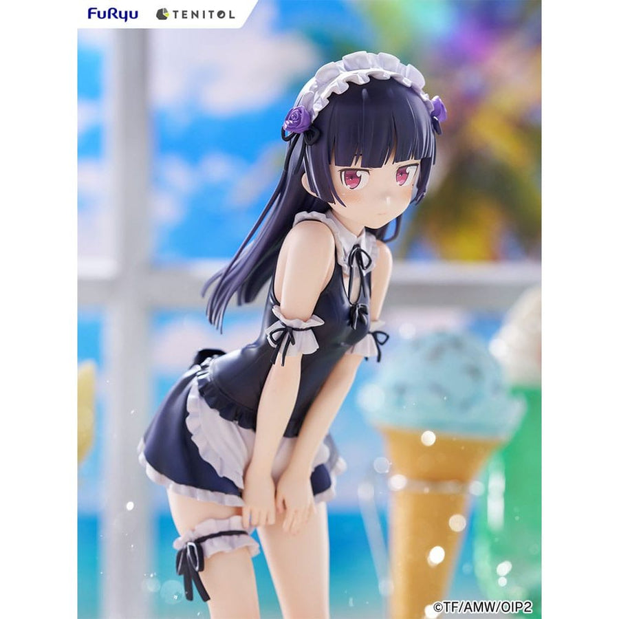 Ore no Imouto ga Konna ni Kawaii Wake ga Nai. Tenitol Tall PVC Statue Kuroneko swimsuits maid Ver. 27 cm - The Happy Toy Store