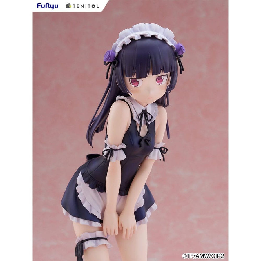 Ore no Imouto ga Konna ni Kawaii Wake ga Nai. Tenitol Tall PVC Statue Kuroneko swimsuits maid Ver. 27 cm - The Happy Toy Store