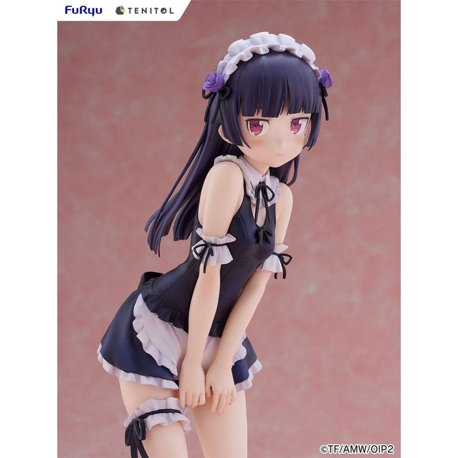 Ore no Imouto ga Konna ni Kawaii Wake ga Nai. Tenitol Tall PVC Statue Kuroneko swimsuits maid Ver. 27 cm - The Happy Toy Store