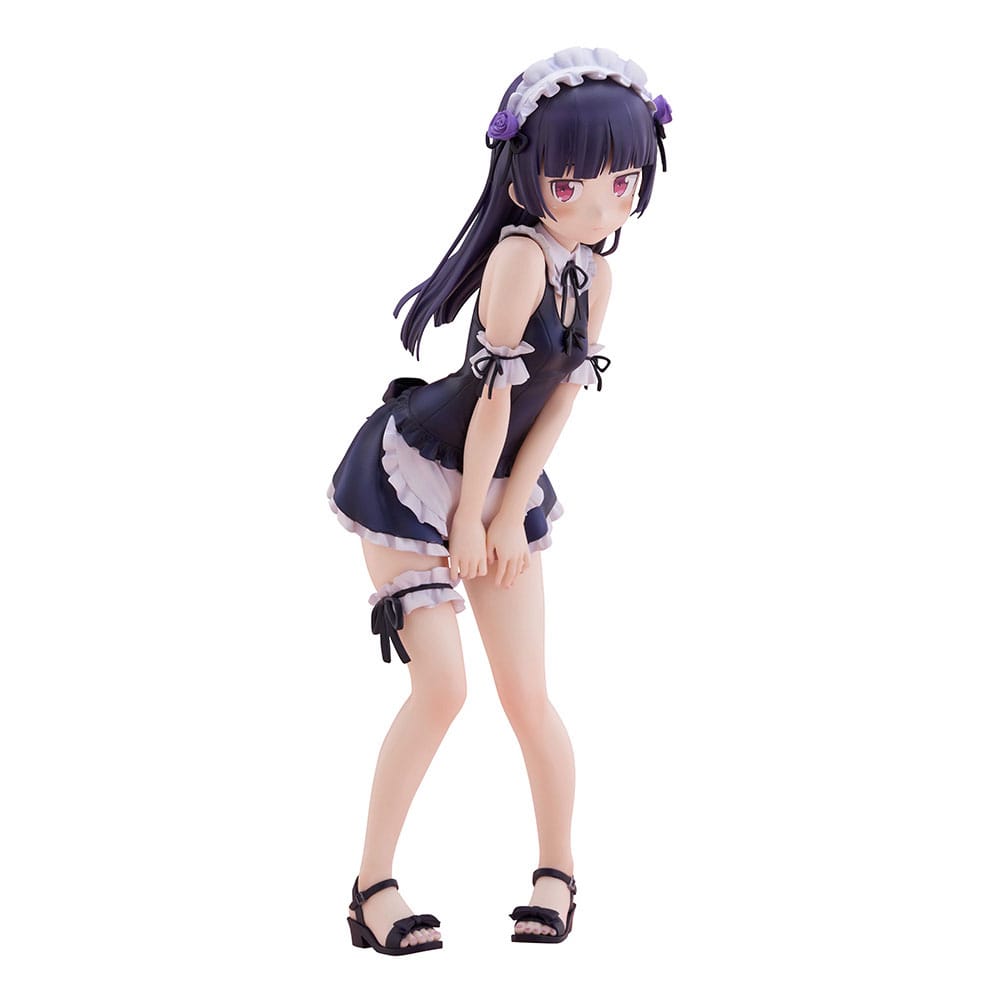 Ore no Imouto ga Konna ni Kawaii Wake ga Nai. Tenitol Tall PVC Statue Kuroneko swimsuits maid Ver. 27 cm - The Happy Toy Store