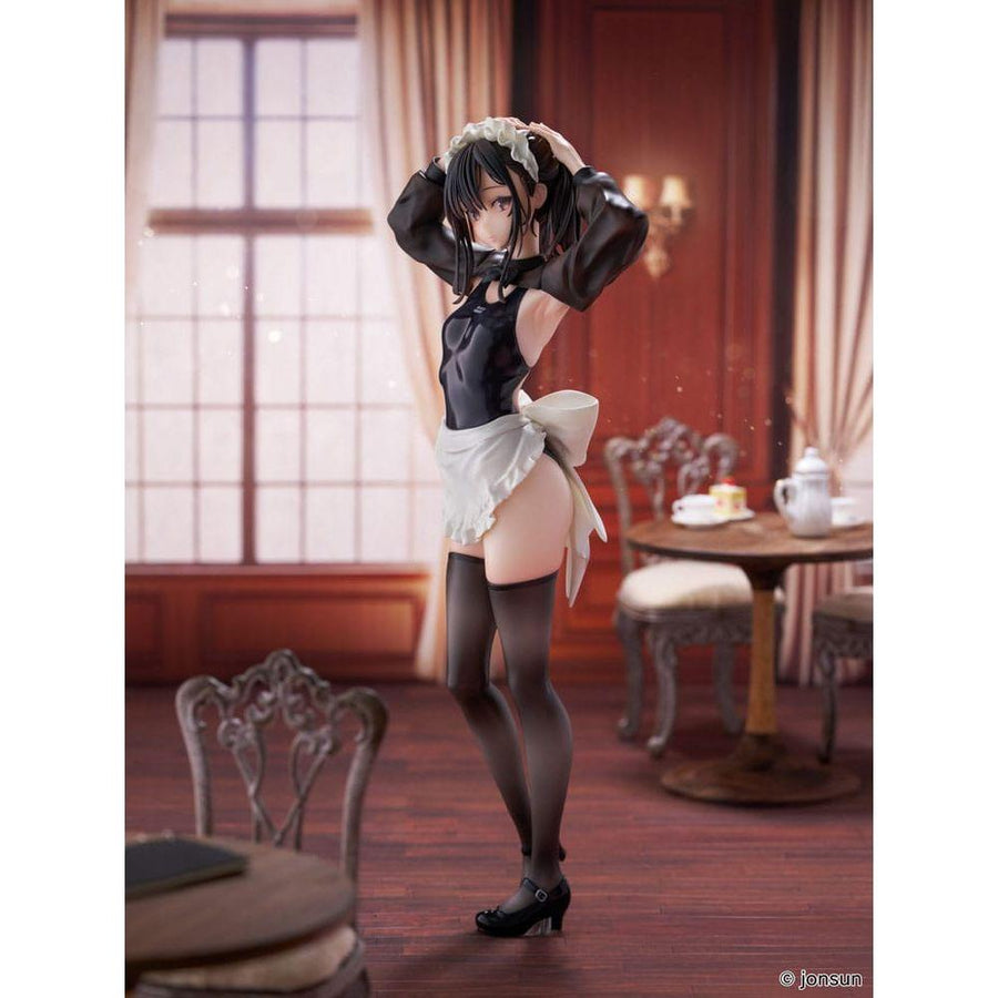 Original Character PVC Statue 1/6 Sakura Shiori Competition Swimsuit Maid 27 cm - The Happy Toy Store