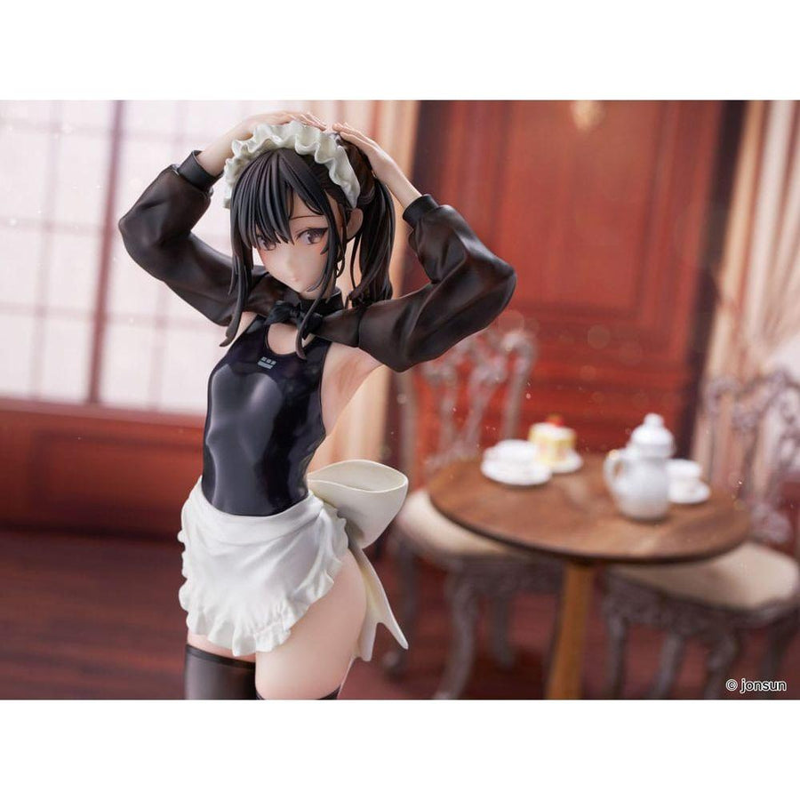 Original Character PVC Statue 1/6 Sakura Shiori Competition Swimsuit Maid 27 cm - The Happy Toy Store
