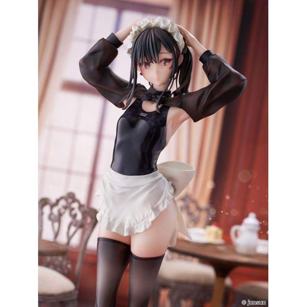 Original Character PVC Statue 1/6 Sakura Shiori Competition Swimsuit Maid 27 cm - The Happy Toy Store