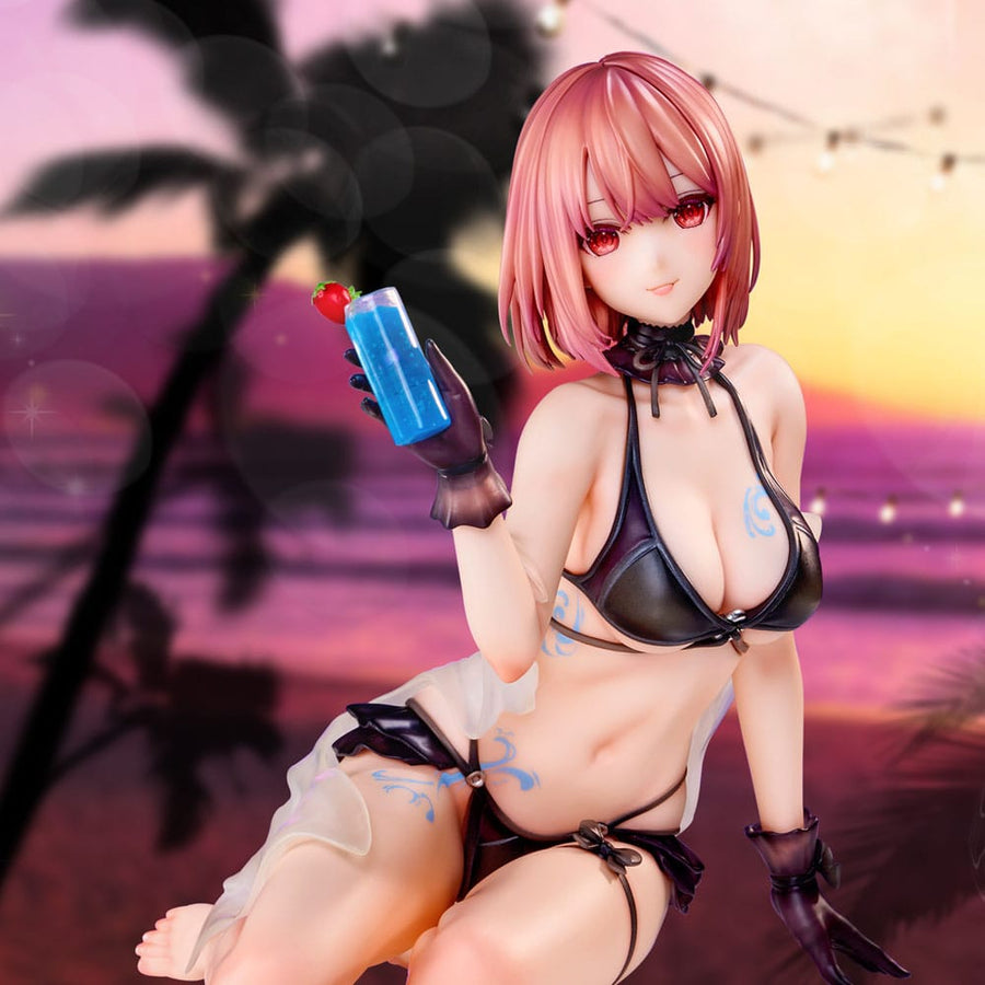 Original Character PVC Statue necömi Illustration One more drink for the vacation 13 cm - The Happy Toy Store