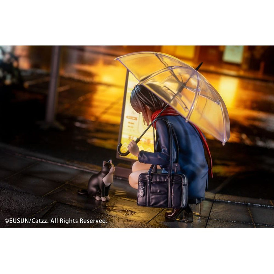 Original Character Statue 1/7 Rainy Day - Meeting Illustrated by Catzz 16 cm - The Happy Toy Store