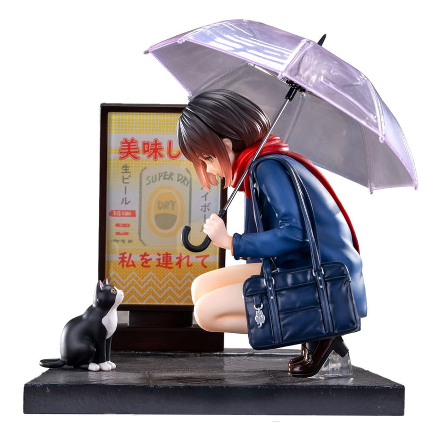 Original Character Statue 1/7 Rainy Day - Meeting Illustrated by Catzz 16 cm - The Happy Toy Store