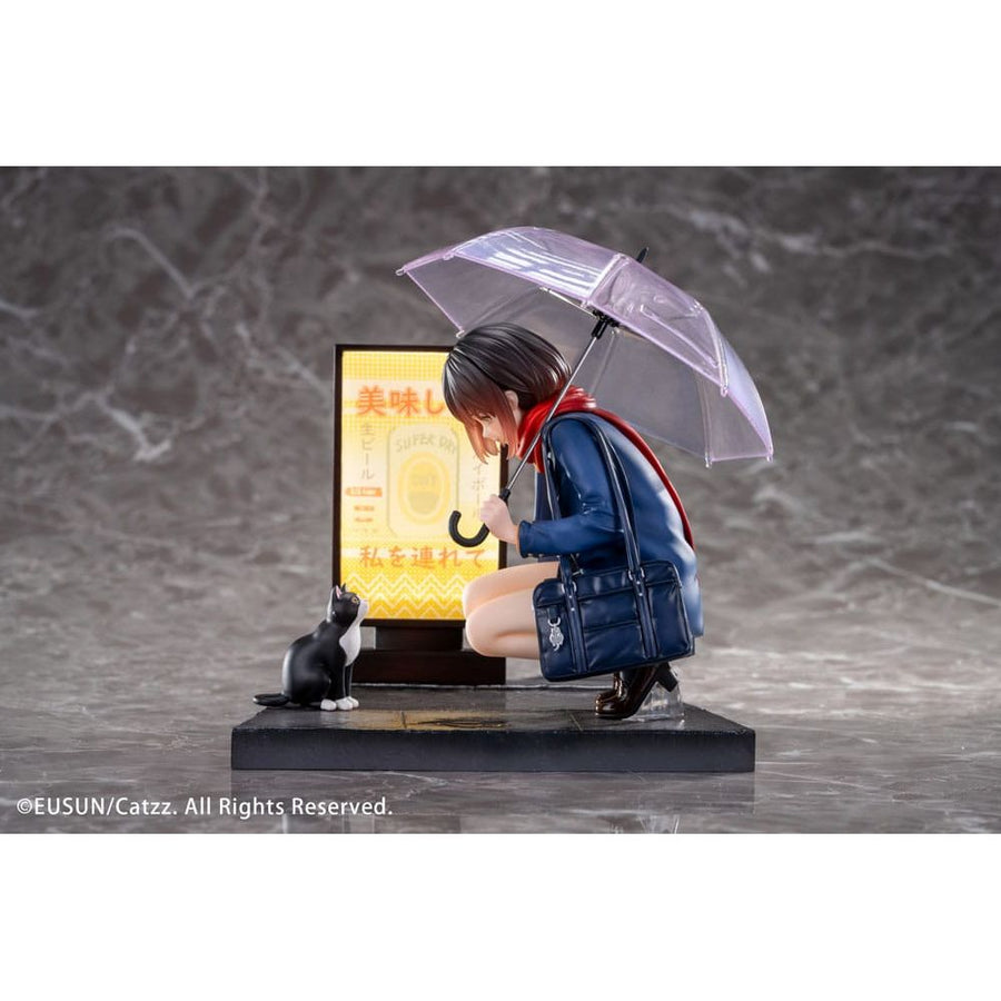 Original Character Statue 1/7 Rainy Day - Meeting Illustrated by Catzz 16 cm - The Happy Toy Store