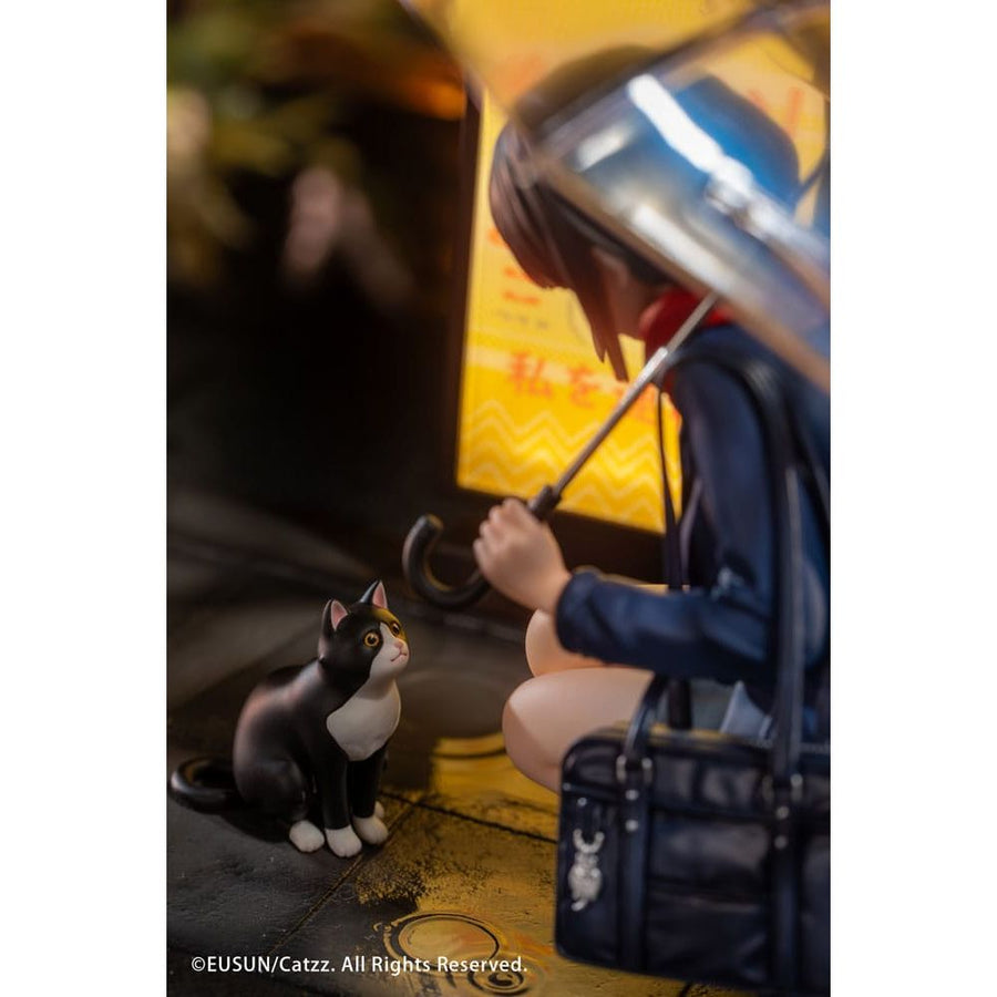 Original Character Statue 1/7 Rainy Day - Meeting Illustrated by Catzz 16 cm - The Happy Toy Store