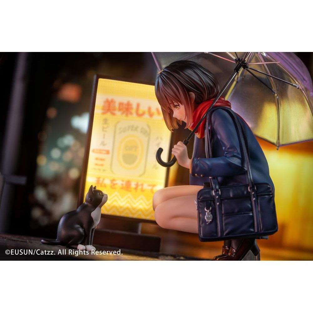 Original Character Statue 1/7 Rainy Day - Meeting Illustrated by Catzz 16 cm - The Happy Toy Store