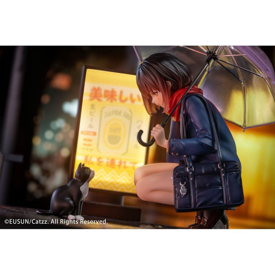 Original Character Statue 1/7 Rainy Day - Meeting Illustrated by Catzz 16 cm - The Happy Toy Store