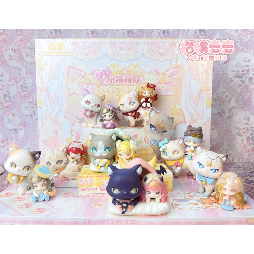 Original Character Trading Figures Cat Nizizi - Kitten with you 8 cm Blind Box 6 Pack - The Happy Toy Store