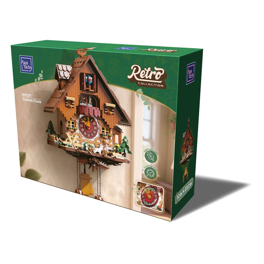 Original - Retro Series Construction Set Retro Cuckoo Clock 60 cm - The Happy Toy Store