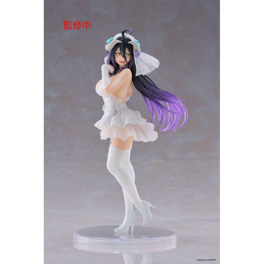 Overlord Coreful PVC Statue Albedo Wedding Ver. 18 cm - The Happy Toy Store