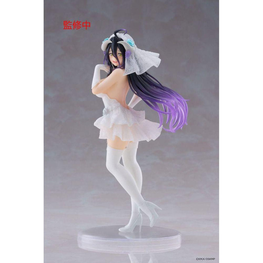 Overlord Coreful PVC Statue Albedo Wedding Ver. 18 cm - The Happy Toy Store