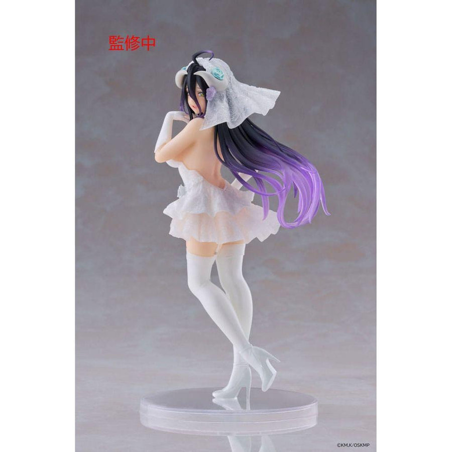 Overlord Coreful PVC Statue Albedo Wedding Ver. 18 cm - The Happy Toy Store