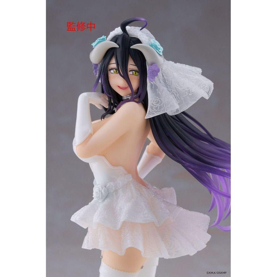 Overlord Coreful PVC Statue Albedo Wedding Ver. 18 cm - The Happy Toy Store