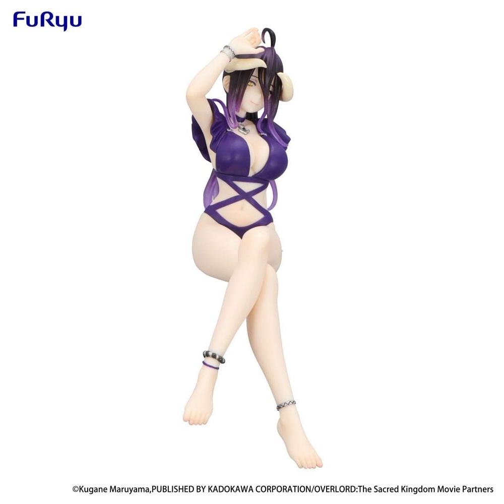 Overlord Noodle Stopper PVC Statue Albedo Swimsuit Dark Purple Color Ver. 16 cm - The Happy Toy Store