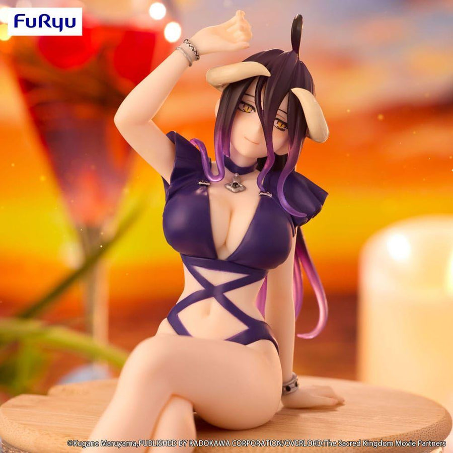 Overlord Noodle Stopper PVC Statue Albedo Swimsuit Dark Purple Color Ver. 16 cm - The Happy Toy Store