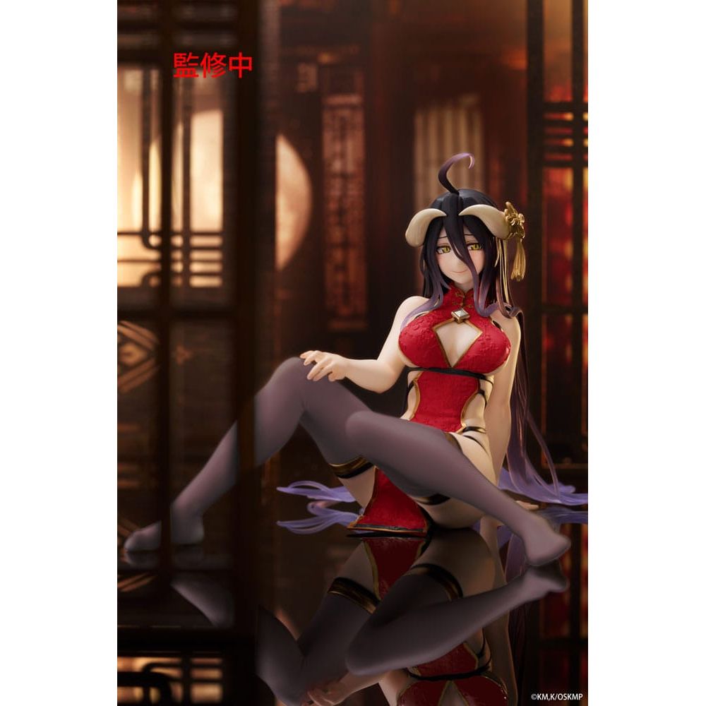 Overlord PVC Statue Desktop Cute Figure Albedo Chinese Dress Ver. Renewal 13 cm - The Happy Toy Store