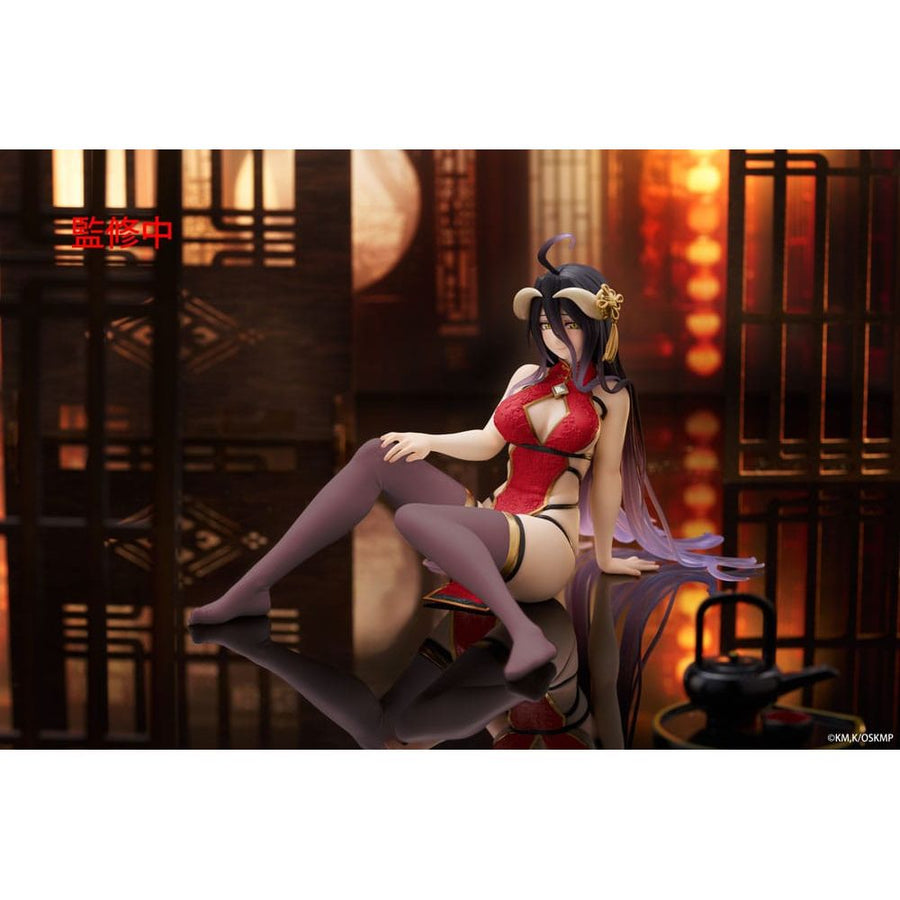 Overlord PVC Statue Desktop Cute Figure Albedo Chinese Dress Ver. Renewal 13 cm - The Happy Toy Store