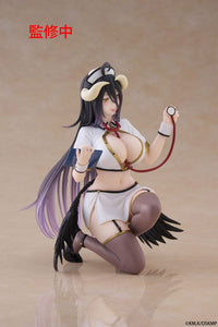 Overlord PVC Statue Desktop Cute Figure Albedo Nurse Ver. Renewal 13 cm - The Happy Toy Store