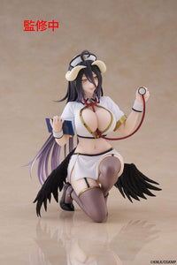 Overlord PVC Statue Desktop Cute Figure Albedo Nurse Ver. Renewal 13 cm - The Happy Toy Store