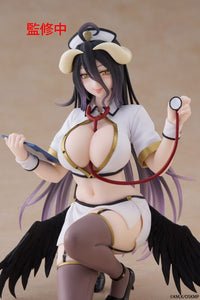 Overlord PVC Statue Desktop Cute Figure Albedo Nurse Ver. Renewal 13 cm - The Happy Toy Store