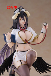 Overlord PVC Statue Desktop Cute Figure Albedo Nurse Ver. Renewal 13 cm - The Happy Toy Store