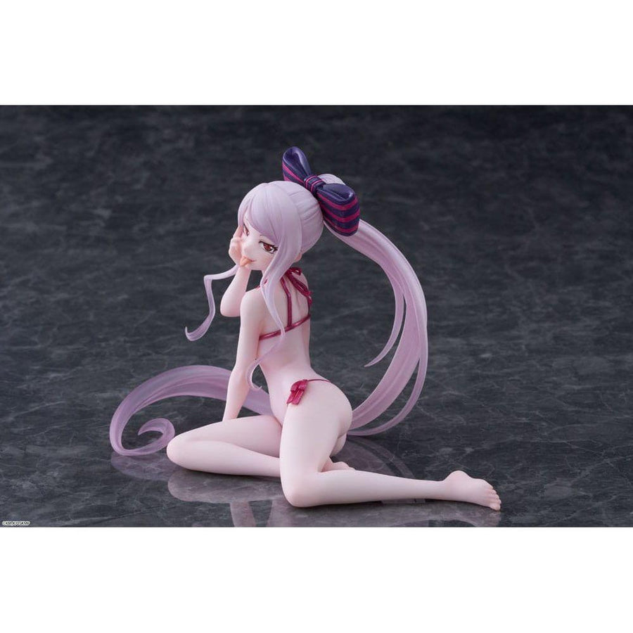 Overlord PVC Statue Desktop Cute Figure Shalltear Swimsuit Ver. 13 cm - The Happy Toy Store