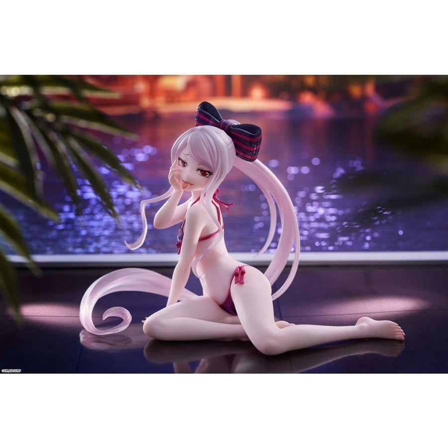 Overlord PVC Statue Desktop Cute Figure Shalltear Swimsuit Ver. 13 cm - The Happy Toy Store
