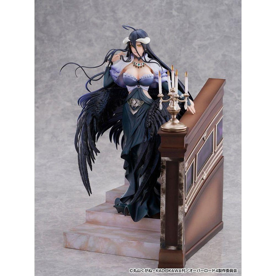 Overlord SHIBUYA SCRAMBLE FIGURE PVC Statue 1/7 Albedo Jet Black Dress Ver. 28 cm - The Happy Toy Store