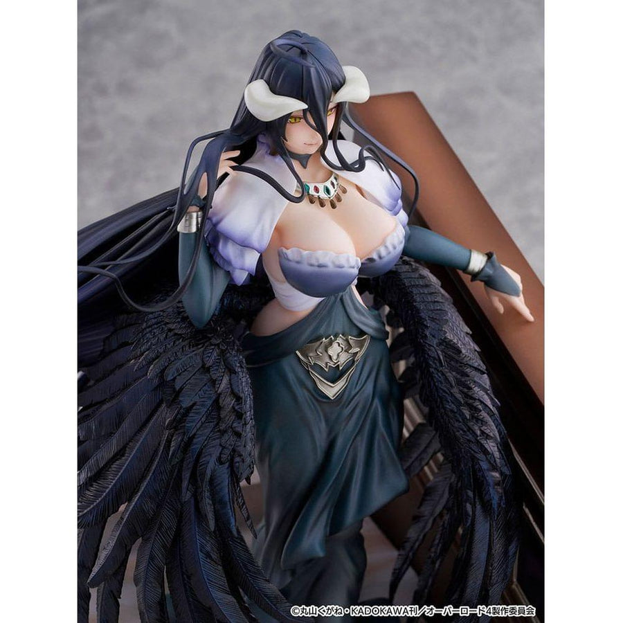 Overlord SHIBUYA SCRAMBLE FIGURE PVC Statue 1/7 Albedo Jet Black Dress Ver. 28 cm - The Happy Toy Store