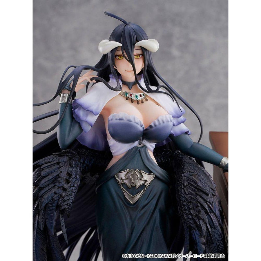 Overlord SHIBUYA SCRAMBLE FIGURE PVC Statue 1/7 Albedo Jet Black Dress Ver. 28 cm - The Happy Toy Store