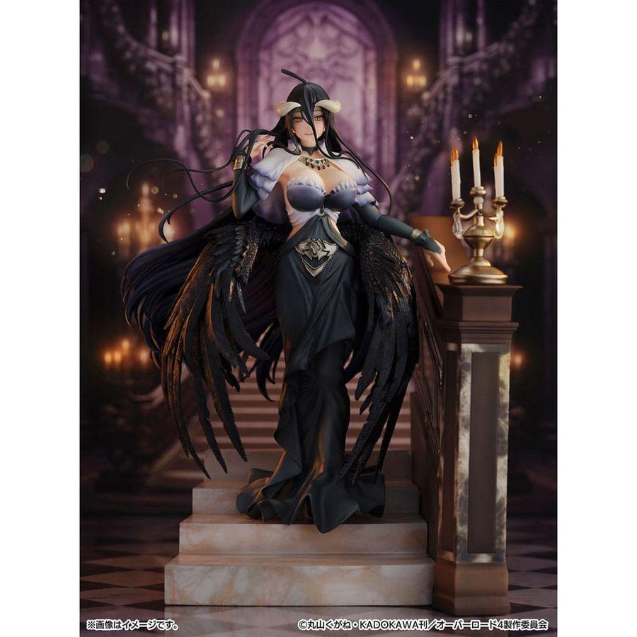Overlord SHIBUYA SCRAMBLE FIGURE PVC Statue 1/7 Albedo Jet Black Dress Ver. 28 cm - The Happy Toy Store