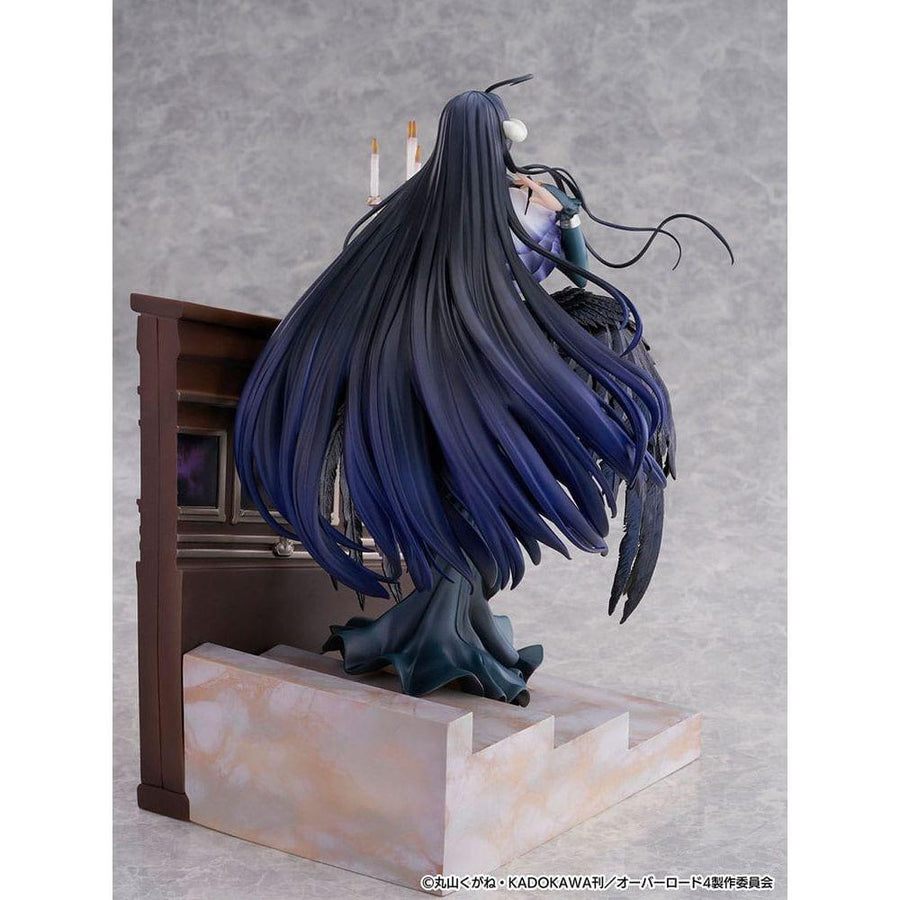 Overlord SHIBUYA SCRAMBLE FIGURE PVC Statue 1/7 Albedo Jet Black Dress Ver. 28 cm - The Happy Toy Store