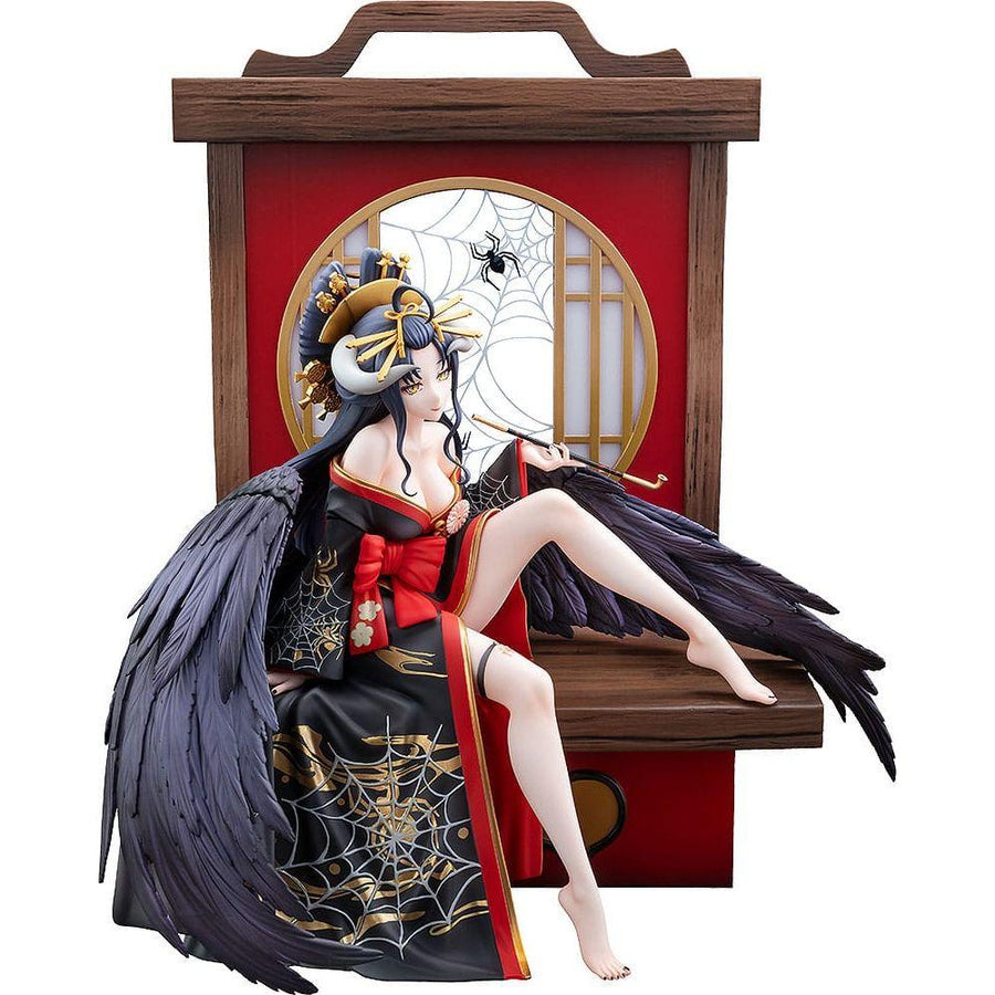 Overlord Statue 1/7 Albedo Splendid Kimono Ver. 27 cm - The Happy Toy Store