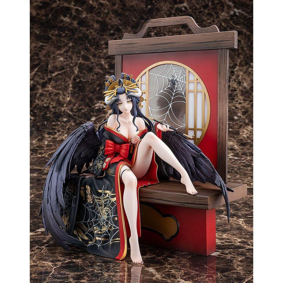 Overlord Statue 1/7 Albedo Splendid Kimono Ver. 27 cm - The Happy Toy Store