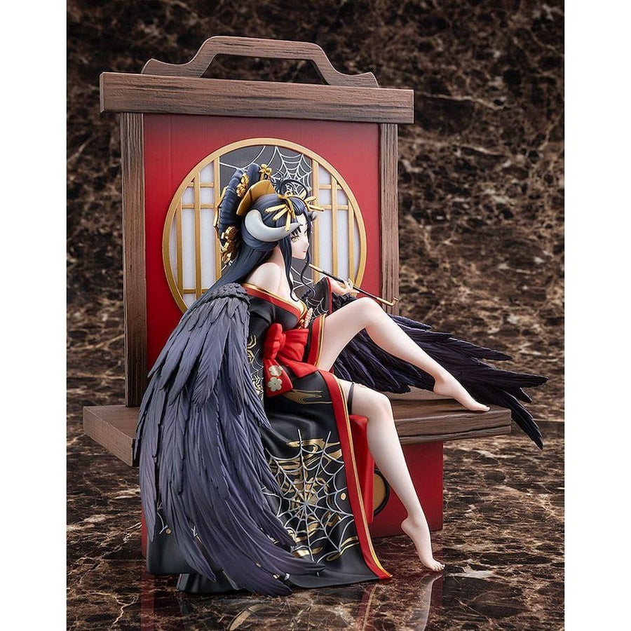 Overlord Statue 1/7 Albedo Splendid Kimono Ver. 27 cm - The Happy Toy Store