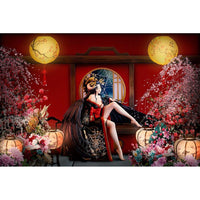 Overlord Statue 1/7 Albedo Splendid Kimono Ver. 27 cm - The Happy Toy Store