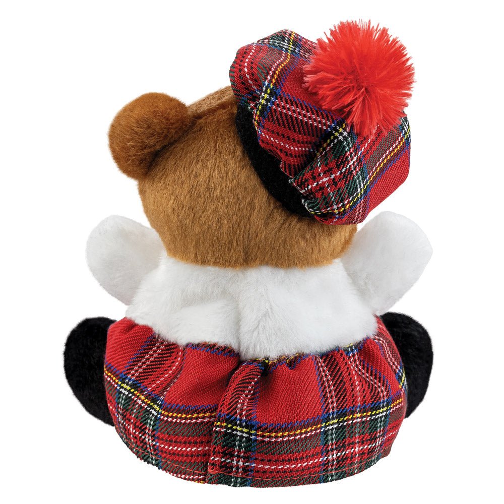 Palm Pals Angus Scottish Bear Soft Toy - The Happy Toy Store
