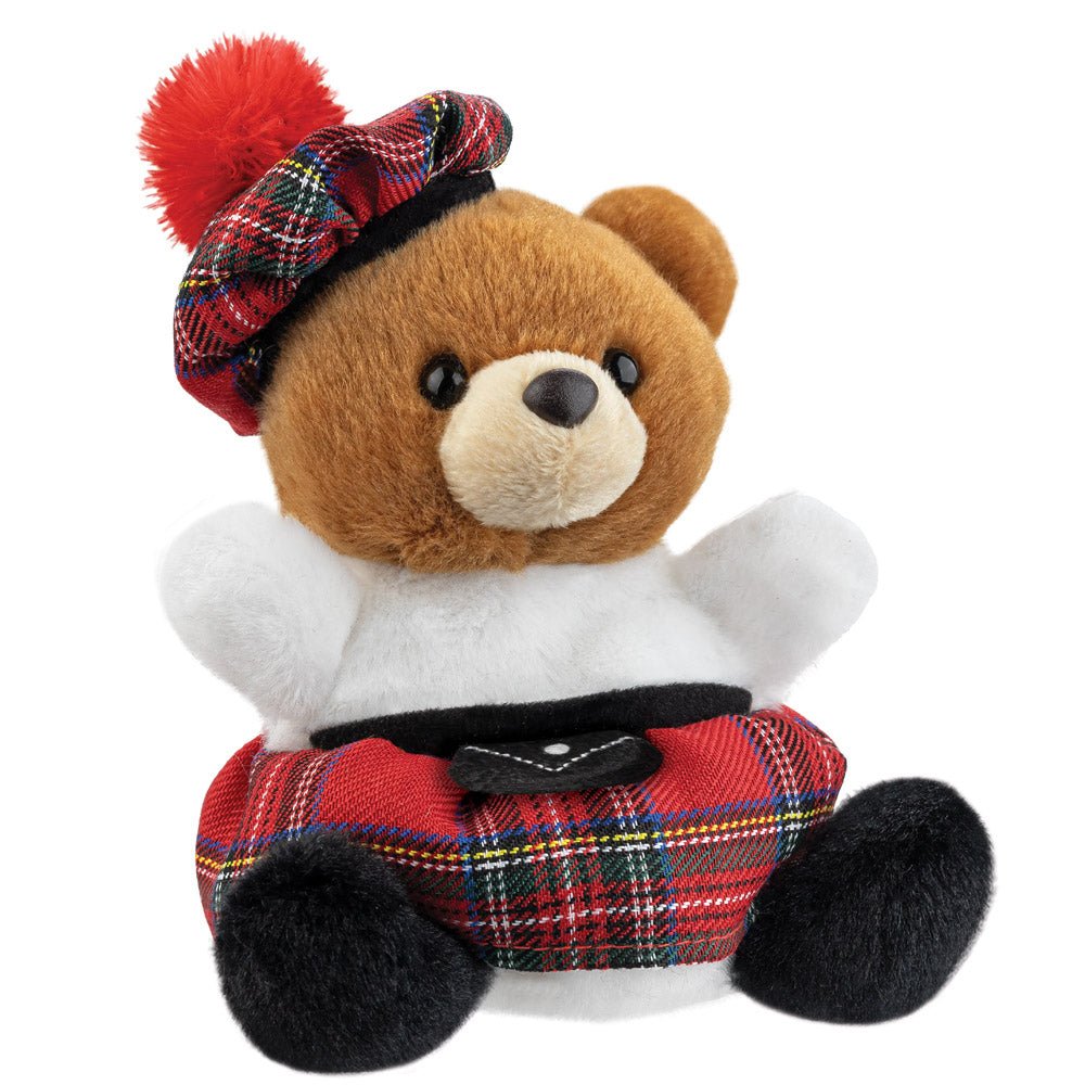 Palm Pals Angus Scottish Bear Soft Toy - The Happy Toy Store
