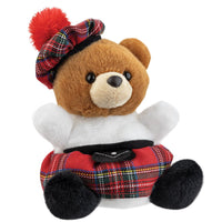 Palm Pals Angus Scottish Bear Soft Toy - The Happy Toy Store