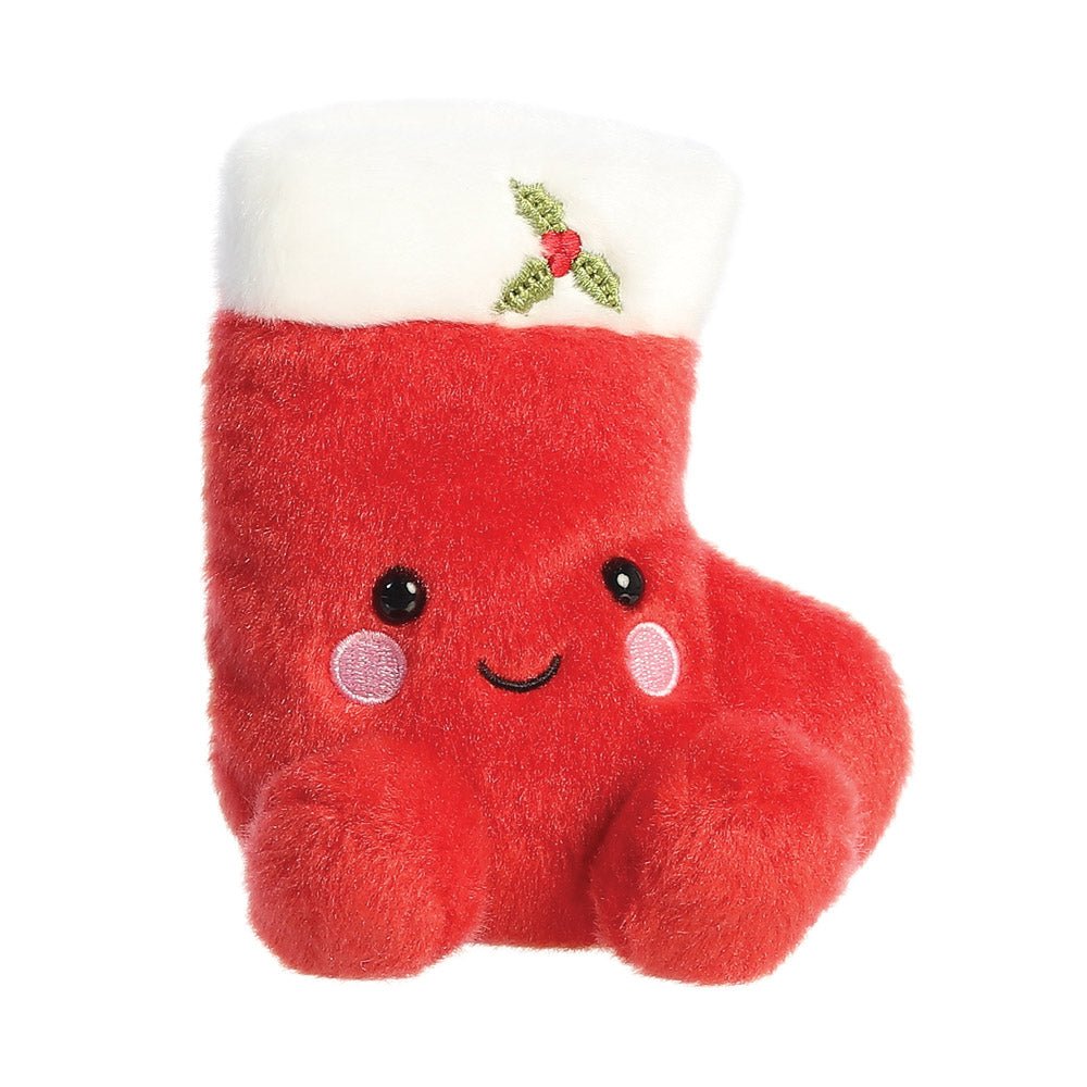 Palm Pals Holly Stocking Soft Toy - The Happy Toy Store