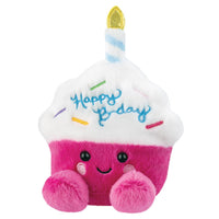 Palm Pals Sparkle Birthday Cupcake Soft Toy - The Happy Toy Store