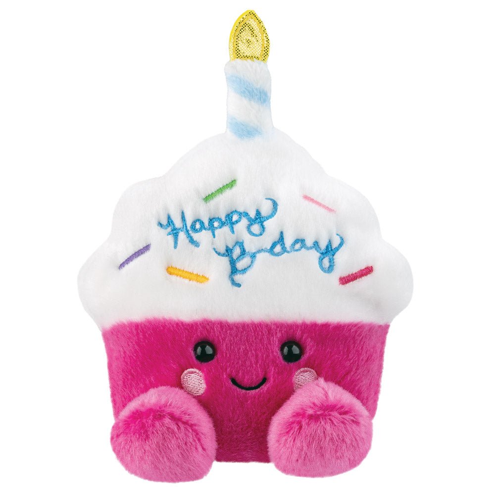 Palm Pals Sparkle Birthday Cupcake Soft Toy - The Happy Toy Store