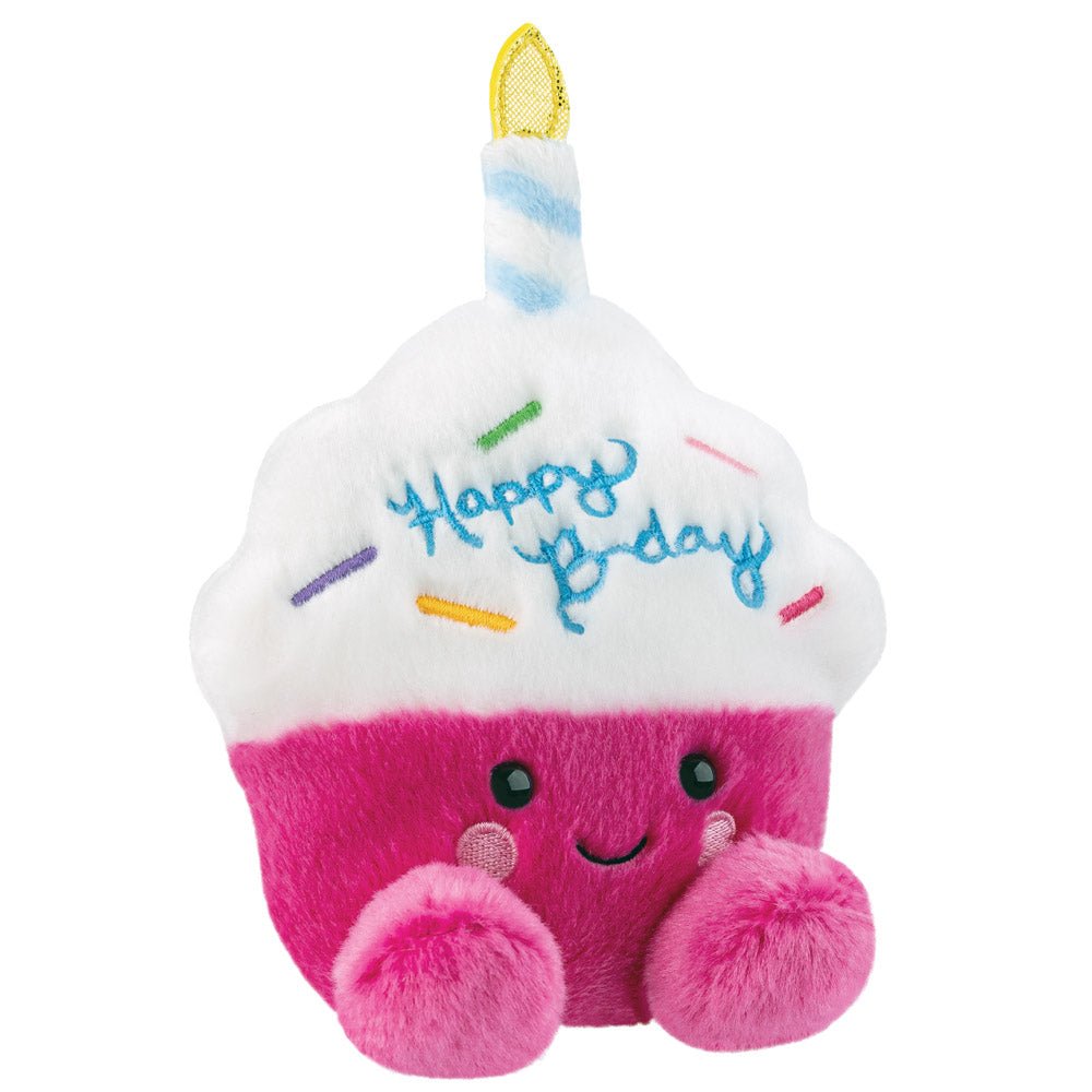Palm Pals Sparkle Birthday Cupcake Soft Toy - The Happy Toy Store