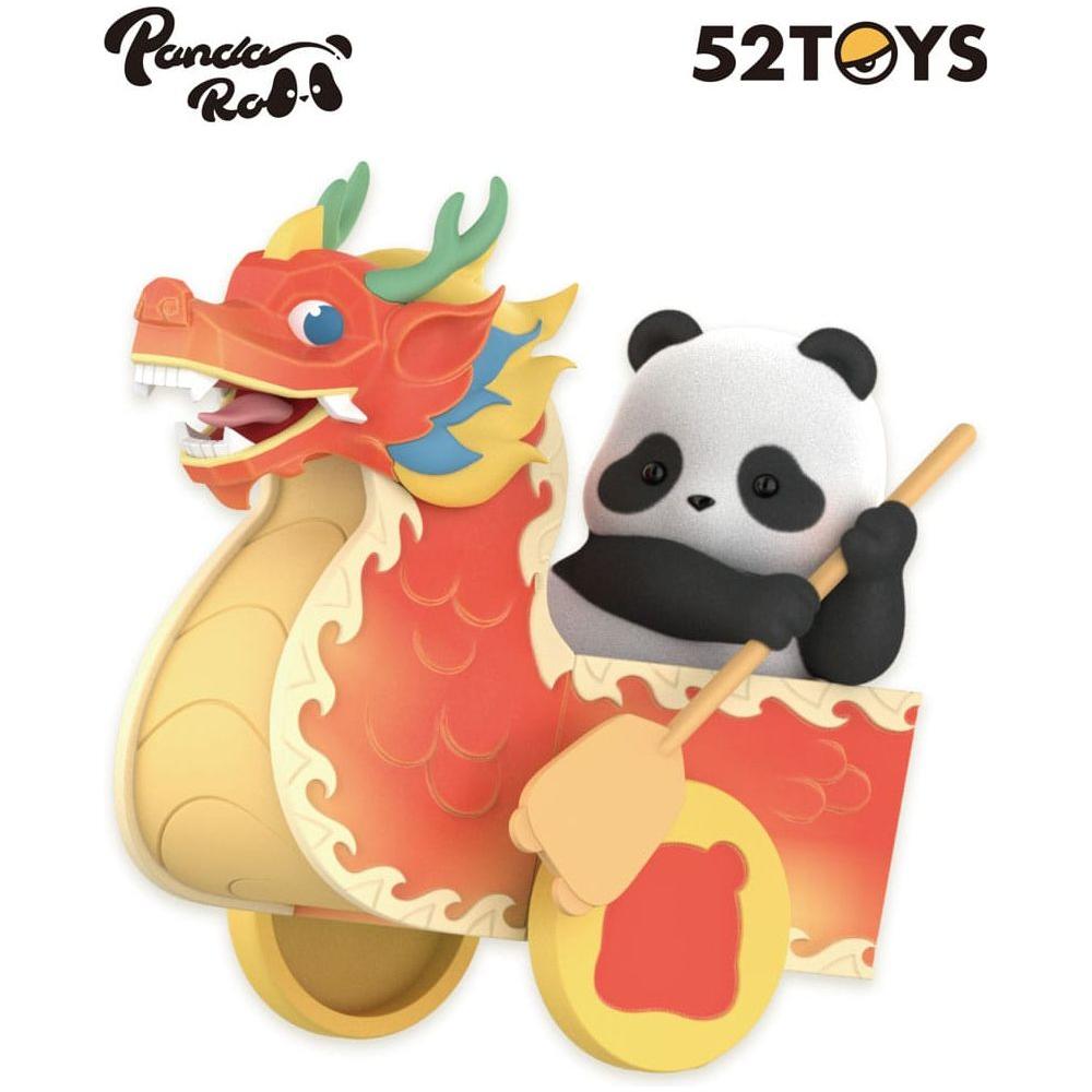 Panda Roll Blind Box Figures Assortment Dragon Boat Racing Full Box Set 4 Pack - The Happy Toy Store